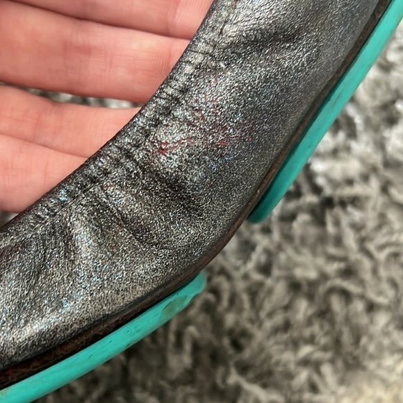 Tieks Custom Holographic Ballet Flats Shoes - Picture 14 of 17